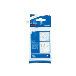 BROTHER Ruban tissus Or sur Blanc 12mm (4m)