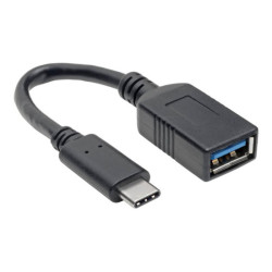 EATON TRIPPLITE USB-C to USB-A Adapter M/F USB 3.1 Gen 1 5 Gbps USB-IF Certified Thunderbolt 3 Compatible 6p 15.24cm