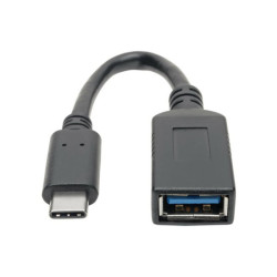 EATON TRIPPLITE USB-C to USB-A Adapter M/F USB 3.1 Gen 1 5 Gbps USB-IF Certified Thunderbolt 3 Compatible 6p 15.24cm