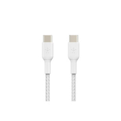 BELKIN USB-C to USB-C Braided PVC White 2m Twin Pack redeal.fr