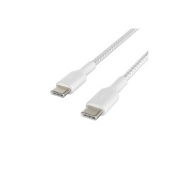 BELKIN USB-C to USB-C Braided PVC White 2m Twin Pack redeal.fr