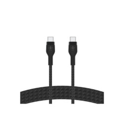 BELKIN USB-C to USB-C Braided Silicone White Black Mix 1m Twin Pack redeal.fr
