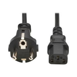 EATON TRIPPLITE PDU Power Cord C13 to Schuko CEE 7/7 - 10A 250V H05VV-F 2M Black redeal.fr