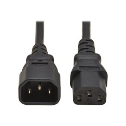 EATON TRIPPLITE PDU Power Cord C13 to C14 - 10A 250V H05VV-F 2M Black redeal.fr
