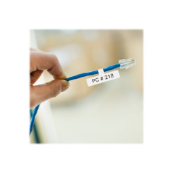 BROTHER FLe-2511 Black on White Flag Tape for Brother P-touch D800W P900W P950NW