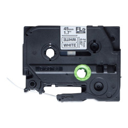 BROTHER FLe-2511 Black on White Flag Tape for Brother P-touch D800W P900W P950NW