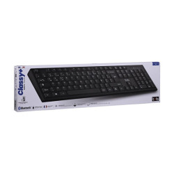TNB CLASSY Rechargeable wireless keyboard Bluetooth + USB-A 2.4Ghz AZERTY (FR) redeal.fr
