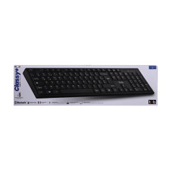 TNB CLASSY Rechargeable wireless keyboard Bluetooth + USB-A 2.4Ghz AZERTY (FR) redeal.fr