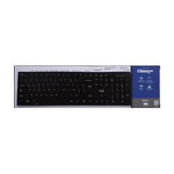TNB CLASSY Rechargeable wireless keyboard Bluetooth + USB-A 2.4Ghz AZERTY (FR) redeal.fr