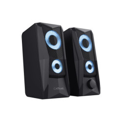 TRUST Enceintes JAVV 2.0 RGB noire redeal.fr