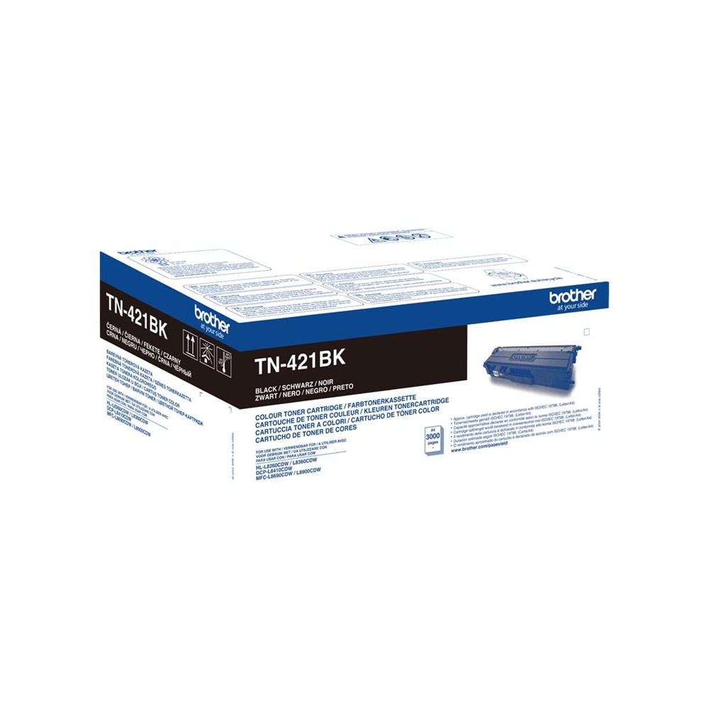 BROTHER TN421BK Toner Cartouche Noir pour Brother HL-L8260CDW, L8360CDW