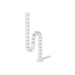 NEOMOUNTS Cable Spine Organizer for sit/stand desk frames screw mounted white redeal.fr
