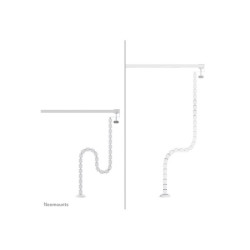 NEOMOUNTS Cable Spine Organizer for sit/stand desk frames clamp mounted white redeal.fr