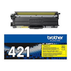 BROTHER TN421Y Toner Cartouche Jaune 1.800 pages pour Brother HL-L8260CDW, L8360CDW
