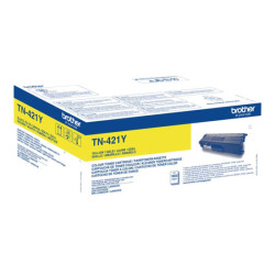 BROTHER TN421Y Toner Cartouche Jaune 1.800 pages pour Brother HL-L8260CDW, L8360CDW