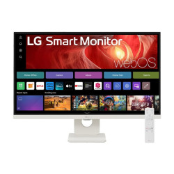 LG 27U731SA-W 27p Smart Monitor UHD IPS WebOS 60Hz 5ms 350cd/m2 HDMI2.1x2 USB C PD 65W redeal.fr