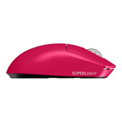 LOGITECH G PRO X SUPERLIGHT 2 Mouse gaming optical 5 buttons wireless 2.4 GHz USB LIGHTSPEED receiver pink redeal.fr