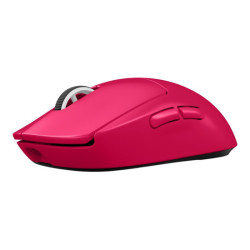 LOGITECH G PRO X SUPERLIGHT 2 Mouse gaming optical 5 buttons wireless 2.4 GHz USB LIGHTSPEED receiver pink redeal.fr