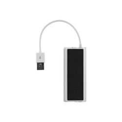 TNB Hub 4 Ports USB 2.0 Selfpowered Compatible Pc/Mac Aluminium Finish redeal.fr