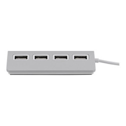 TNB Hub 4 Ports USB 2.0 Selfpowered Compatible Pc/Mac Aluminium Finish redeal.fr