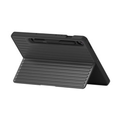 SAMSUNG Reinforced back cover with stand function Black redeal.fr