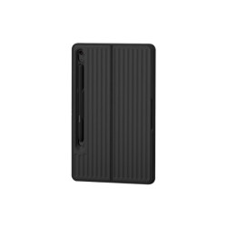 SAMSUNG Reinforced back cover with stand function Black redeal.fr