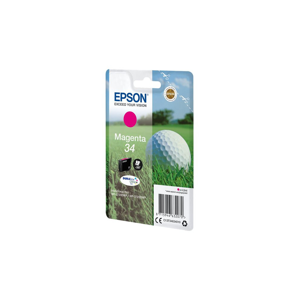 EPSON 2LB Singlepack Magenta 34 - DURABrite Ultra Ink