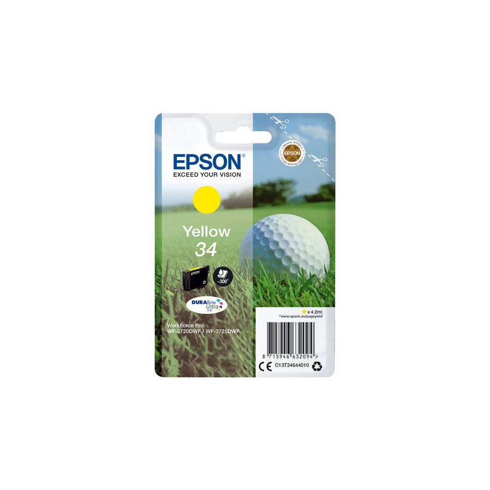 EPSON 2LB Singlepack Yellow 34 - DURABrite Ultra Ink redeal.fr