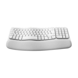 LOGITECH Wave Keys Wireless Ergonomic Keyboard - OFFWHITE (FR) redeal.fr