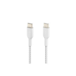 BELKIN BOOST CHARGE USB-C to USB-C Cable Braided 2m White redeal.fr