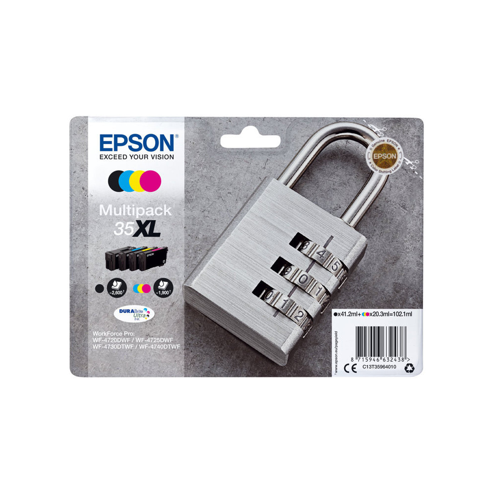 EPSON 2LB 35XL Ink Multipack CMYK