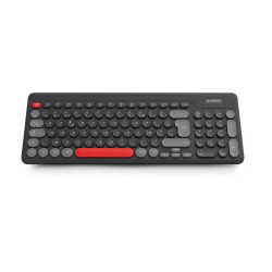 URBAN FACTORY Onlee Color Wireless Flat Keyboard 2.4Ghz - Black/Red/Grey redeal.fr