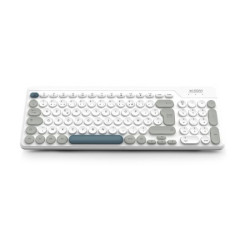 URBAN FACTORY Onlee Color Wireless Flat Keyboard 2.4Ghz - White/Blue/Grey redeal.fr