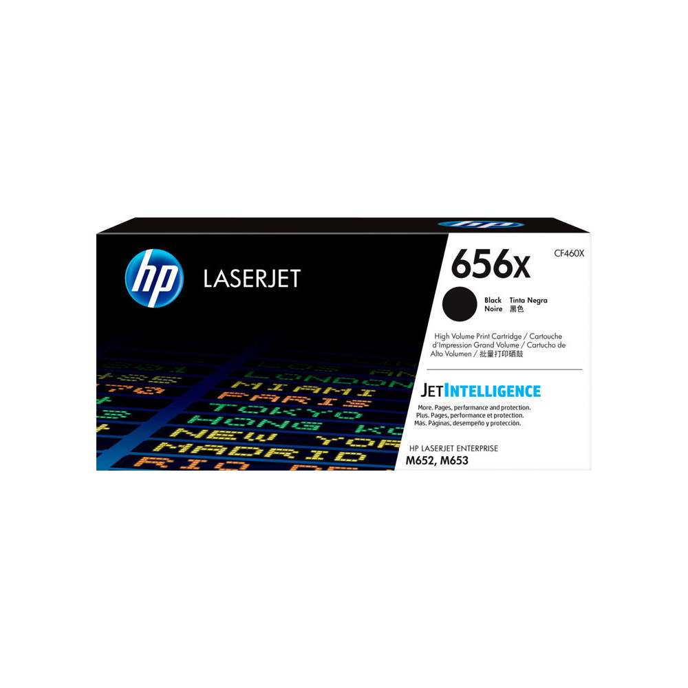 HP 656X original LaserJet Toner cartridge CF460X Black High Yield