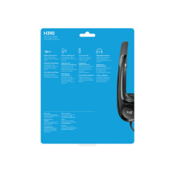 LOGITECH USB Headset H390 Headset full size wired redeal.fr
