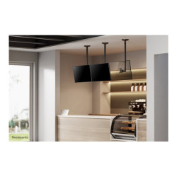 NEOMOUNTS FPMA-C050BLACK Support de plafond pour écran de 10-30p - h 60-85 cm redeal.fr