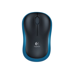 LOGITECH M185 Mouse optical wireless 2.4 GHz USB wireless receiver blue redeal.fr