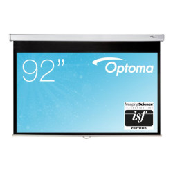 OPTOMA DS-9092PWC Écran de Projection ManueL 16/9 114x203cm redeal.fr
