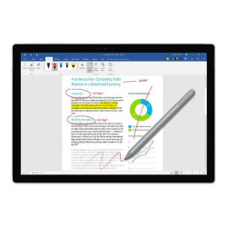 MICROSOFT Surface Pen - Stylet - 2 boutons - Bluetooth 4.0 - Pile AAAA - Surface Pro - Platine