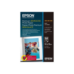 EPSON Pap Photo Premium Semi Glacé 10x15cm (50f./251g)
