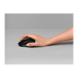 LOGITECH M330 SILENT PLUS Mouse 3 buttons wireless 2.4 GHz USB wireless receiver black redeal.fr