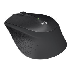LOGITECH M330 SILENT PLUS Mouse 3 buttons wireless 2.4 GHz USB wireless receiver black redeal.fr