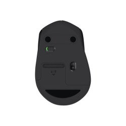LOGITECH M330 SILENT PLUS Mouse 3 buttons wireless 2.4 GHz USB wireless receiver black redeal.fr