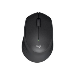 LOGITECH M330 SILENT PLUS Mouse 3 buttons wireless 2.4 GHz USB wireless receiver black redeal.fr