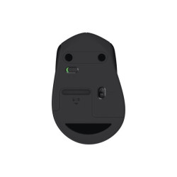 LOGITECH M330 SILENT PLUS Mouse 3 buttons wireless 2.4 GHz USB wireless receiver blue redeal.fr