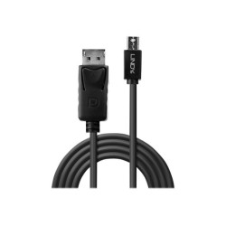 LINDY Mini DP to DP Cable black 3m MiniDisplayPort to DisplayPort redeal.fr