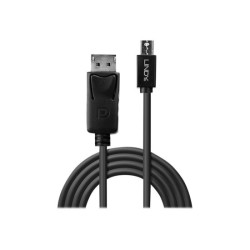 LINDY Mini DP to DP Cable black 1m MiniDisplayPort to DisplayPort redeal.fr