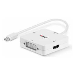 LINDY Adaptateur Mini DP 1.2 vers HDMI 4K30 DVI VGA redeal.fr