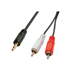 LINDY Premium Audio Adaptercable 3m 2x Phono/RCA to 3.5mm Stereo Jack redeal.fr