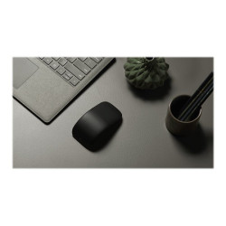 MICROSOFT Surface - Arc Mouse - Souris Arc Bluetooth 4.1 - 2 Boutons - Sans fil - 2 Piles AAA incluses - Noir